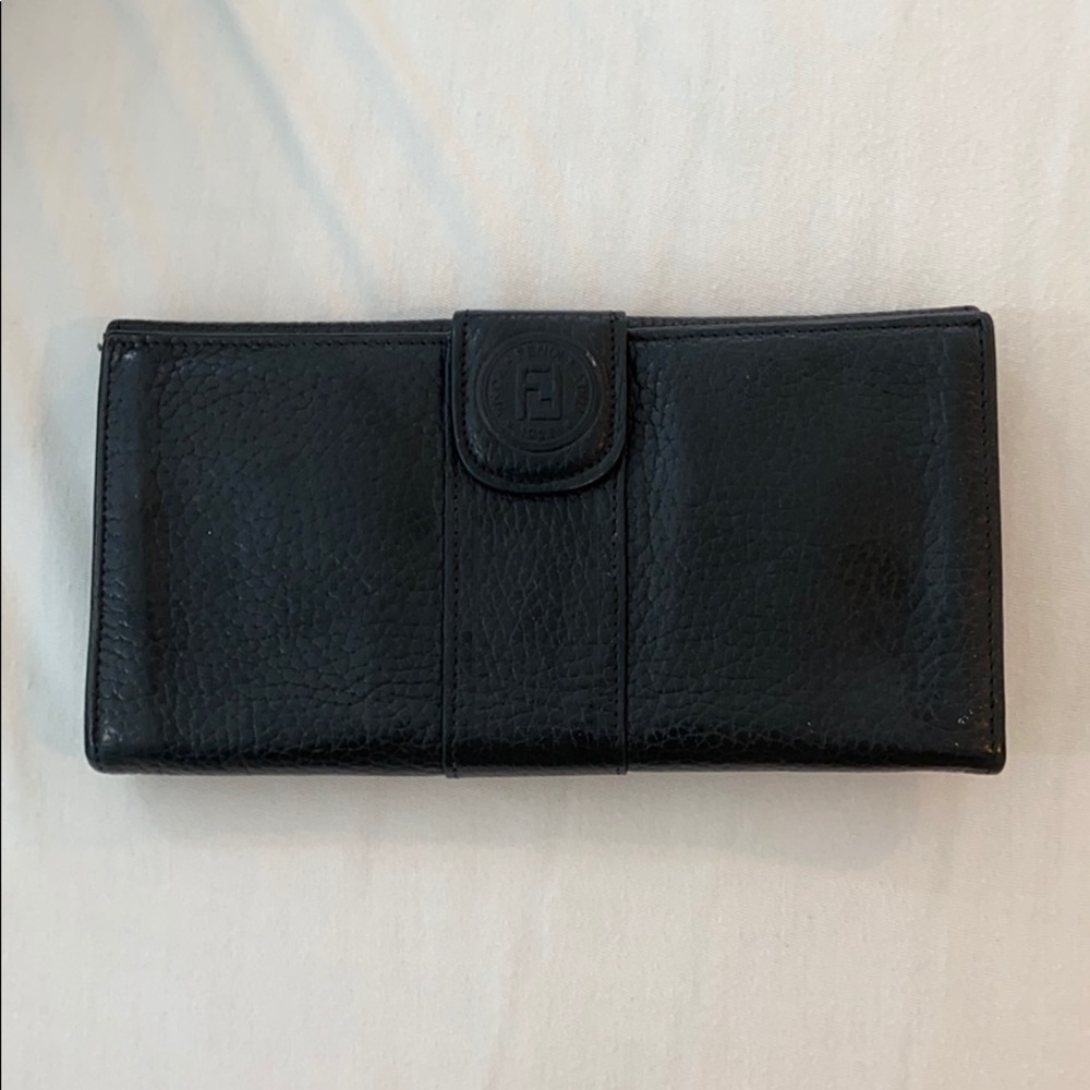 Fendi Black Leather Wallet